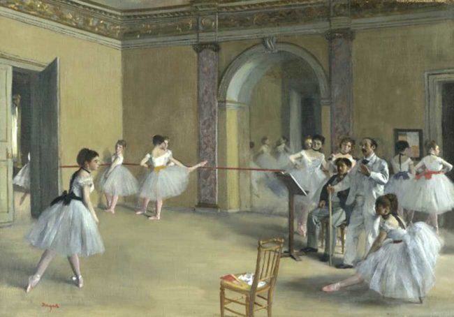 Manet e la Parigi moderna: Degas, Il foyer della danza al teatro dell’Opéra 