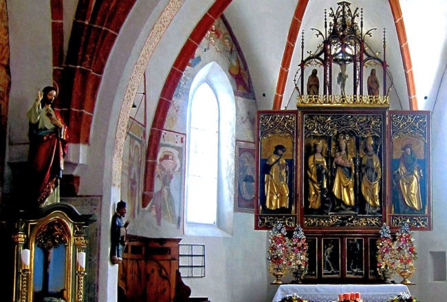 chiesa gotica corvara alta badia