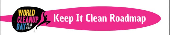 world clean up day logo