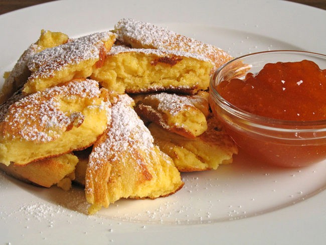 kaiserschmarren con marmellata