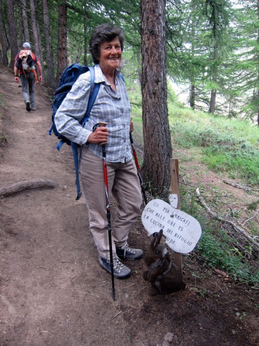 salendo al rifugio mont fallere