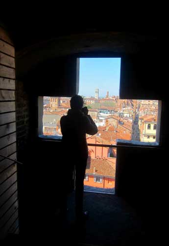 Il Guercino a Piacenza: vista dalla croce della facciata del Duomo