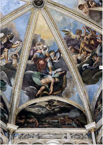 Guercino a Piacenza: affreschi della cupola del Duomo - copyright: http://guercinopiacenza.com