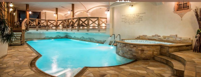 piscina hotel Gran Ciasa Colfosco