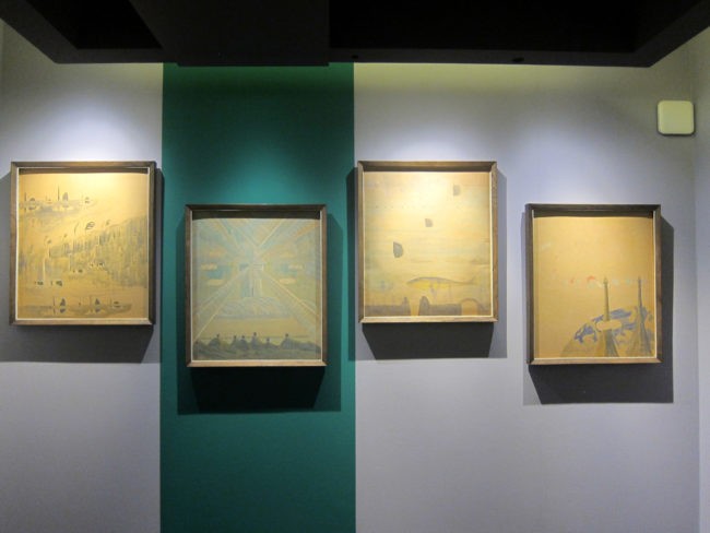 Dipinti di Ciurlionis alla mostra Kandinsky Cage