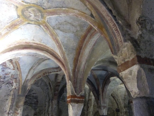 Volte della cripta longobarda di Sant'Eusebio a Pavia