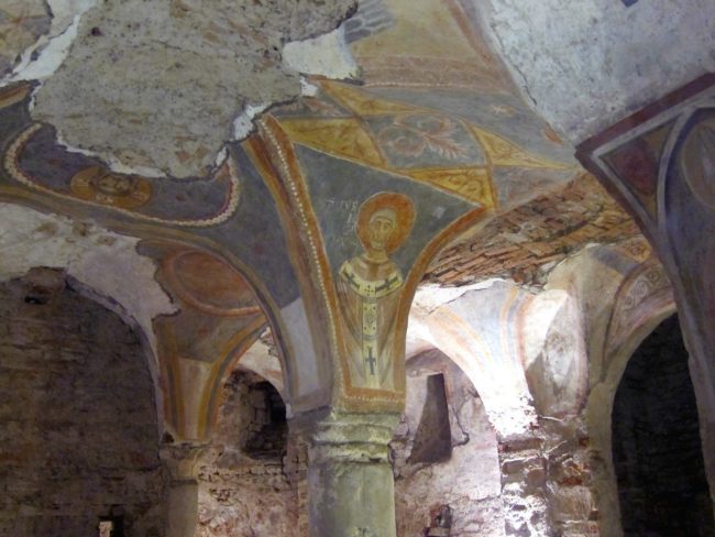 Affreschi cripta S. Giovanni Domnarum a Pavia