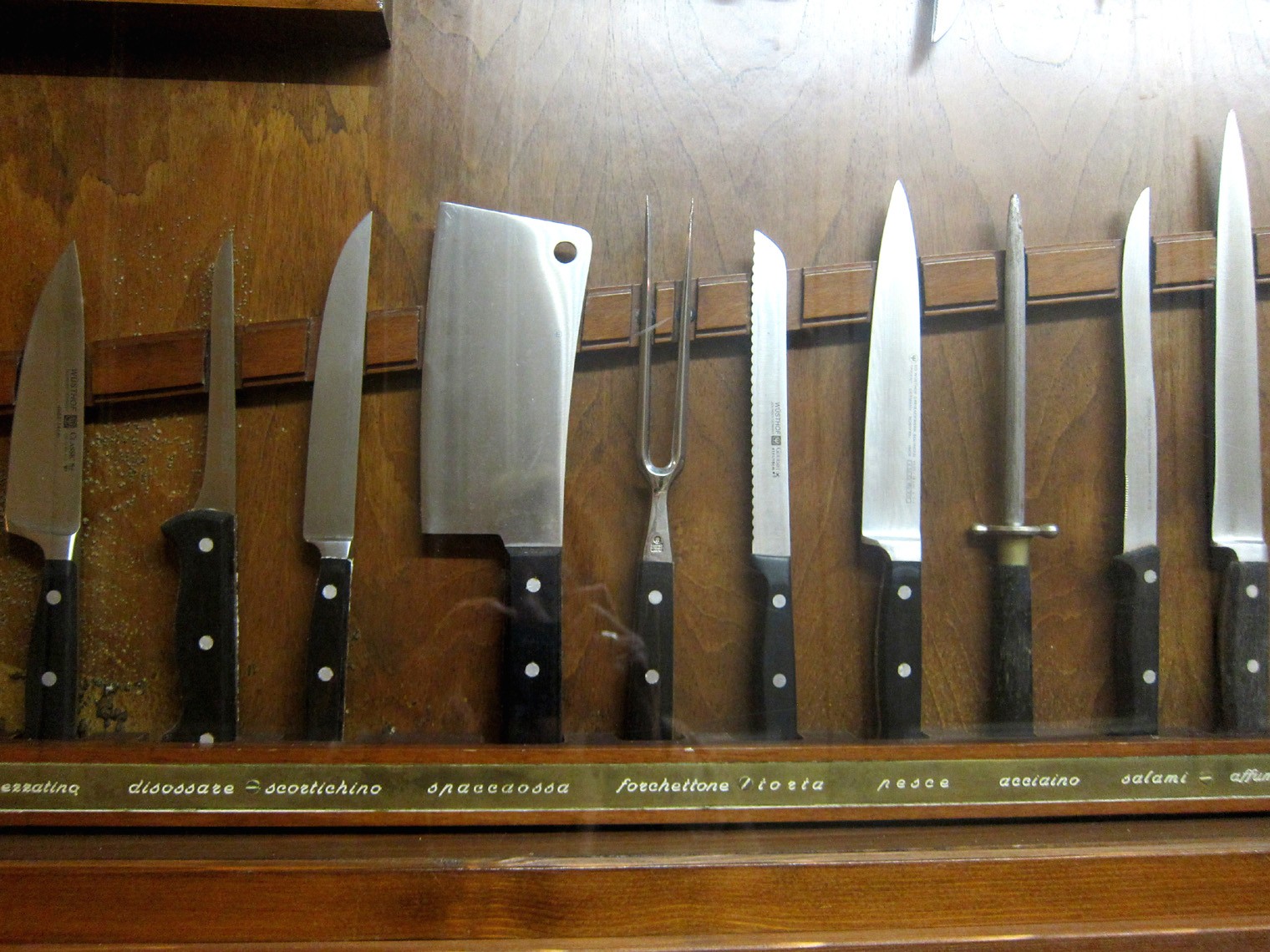 Collezione di coltelli