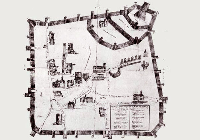 mappa Rocca Federiciana di Monselice