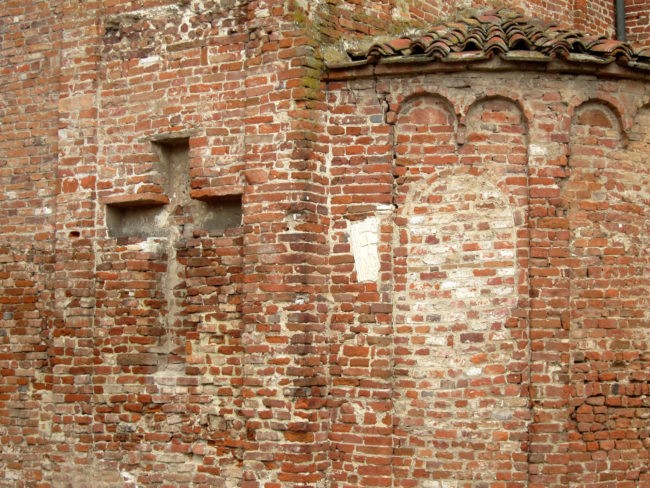 decorazioni murarie basilica di Lomello