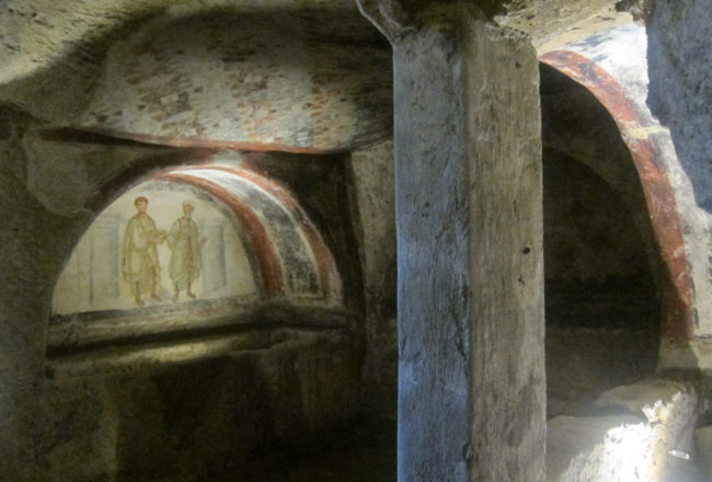 affreschi catacombe di san gennaro