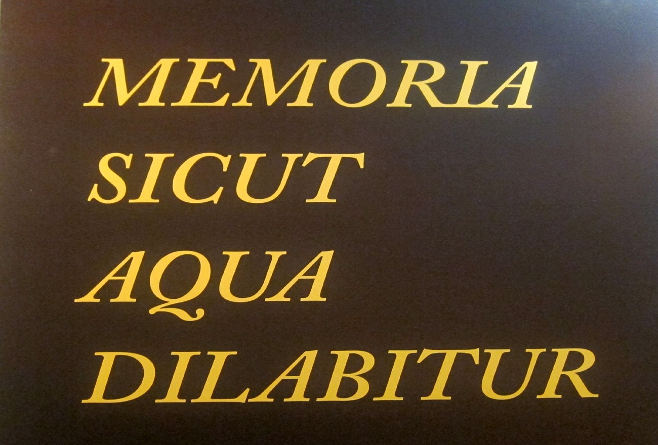 memoria-sicur-aqua-dilabitur